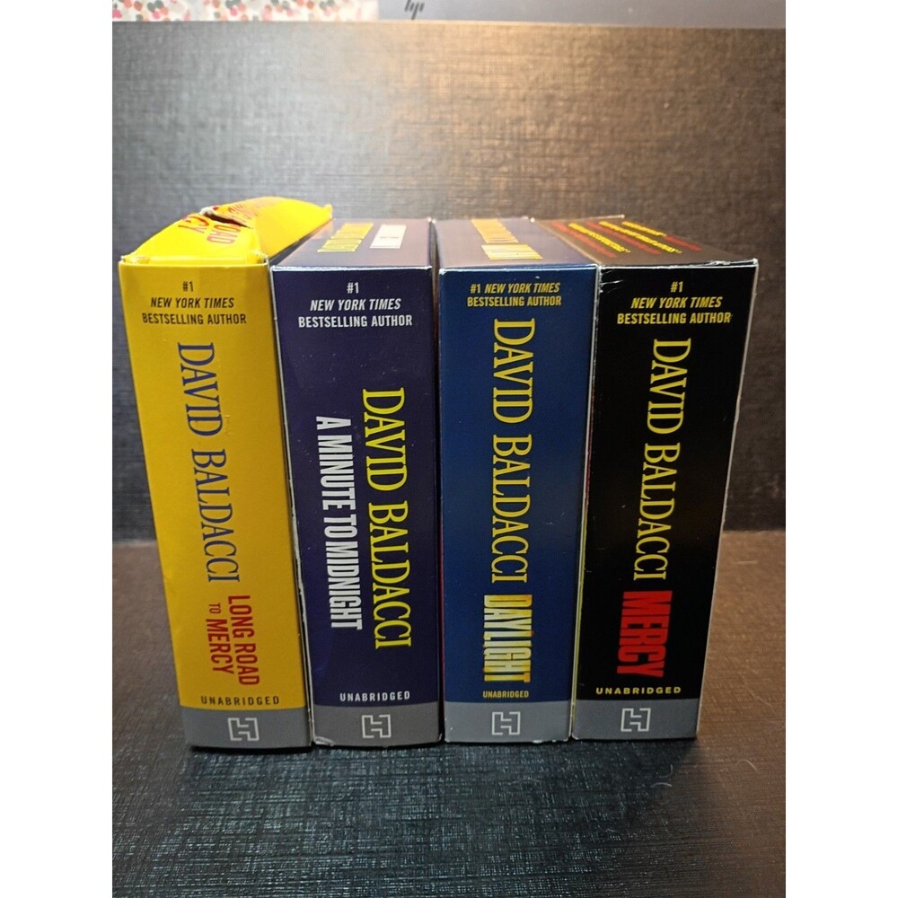 Lot of 4 David Baldacci CD Audio Book From the Atlee Pine Series (40 CDs)